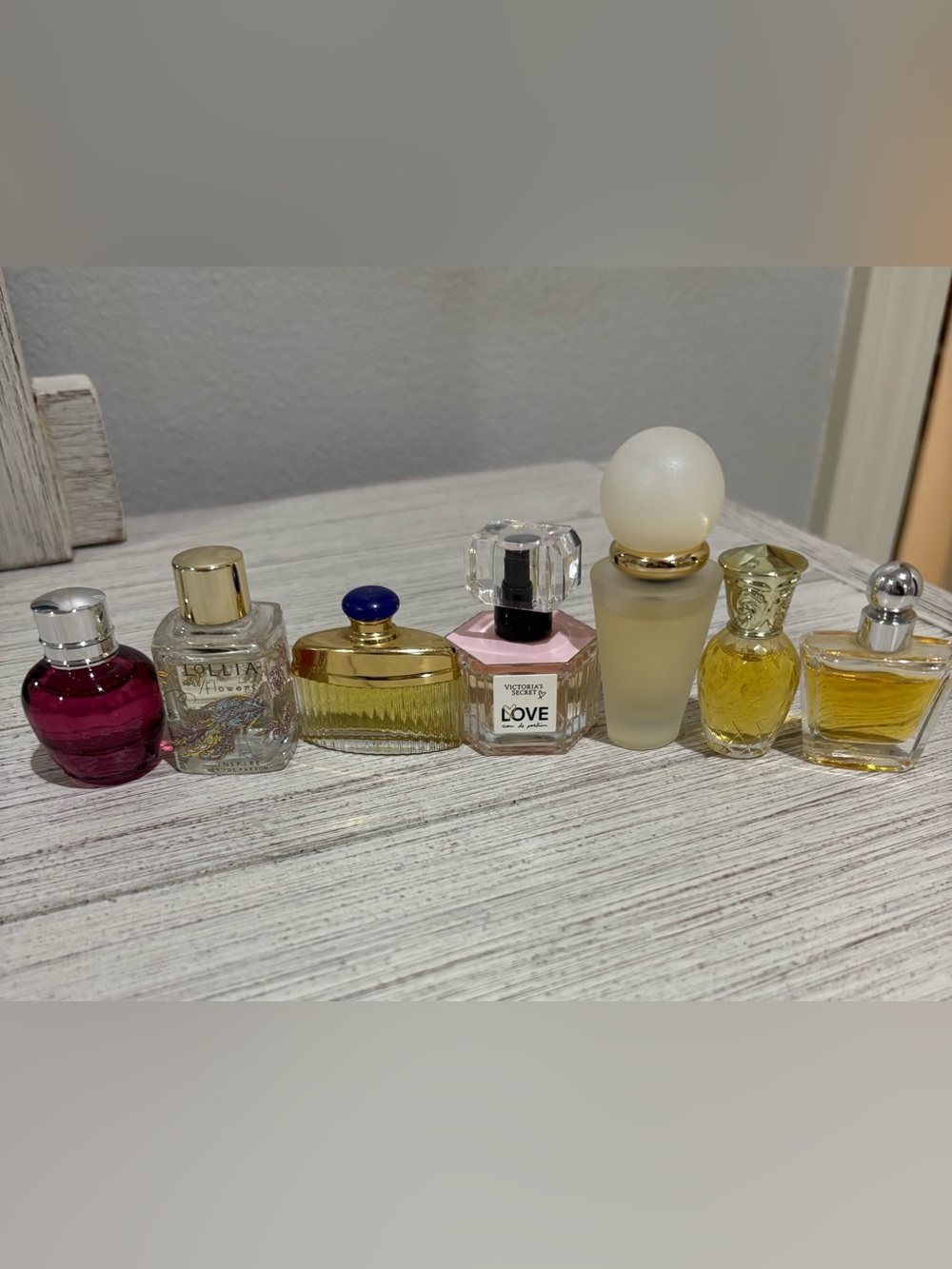 Tiny perfume collection